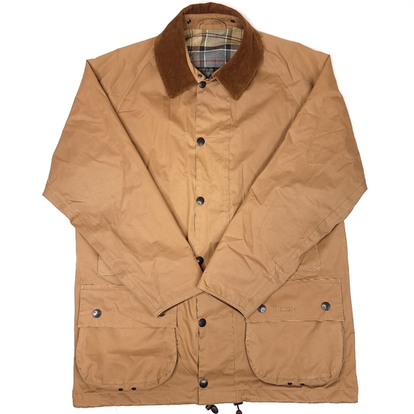 Barbour Other - Barbour Lightweight Beaufort Jacket Mens Medium Brown Lined Cotton Full Zip